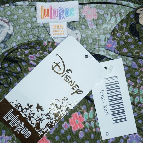 Lularoe Irma NWT Minnie Mouse Disney Tunic Top - Picture 3 of 3